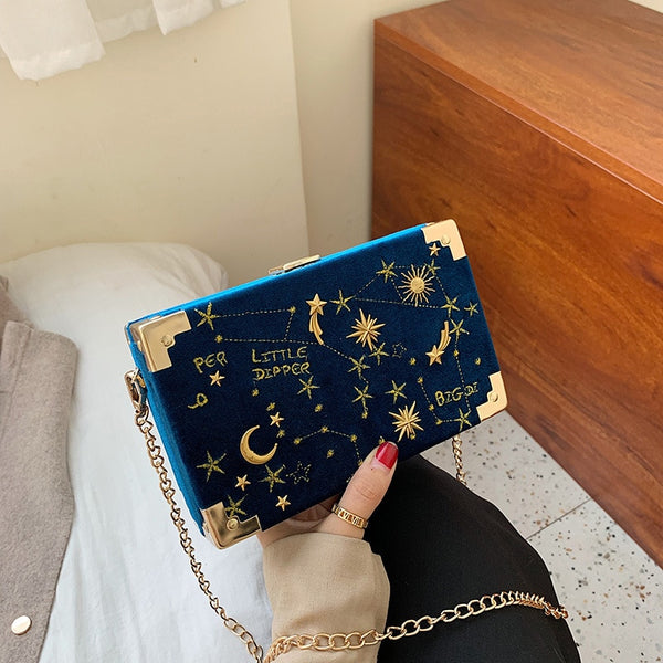 The Starlight Designer Suede Purse