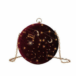 The Starlight Designer Suede  Clutch