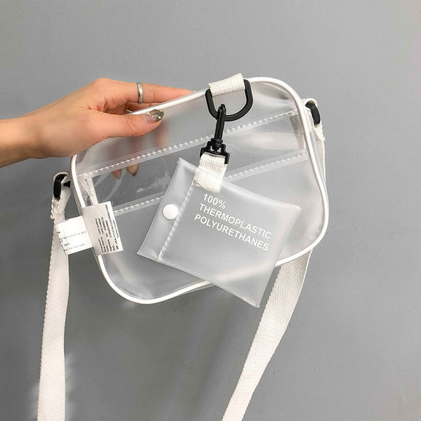 The Transparent Tote + Card Holder