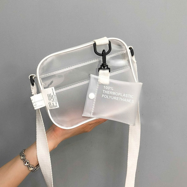 The Transparent Tote + Card Holder