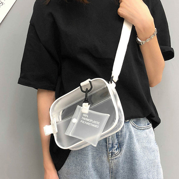 The Transparent Tote + Card Holder